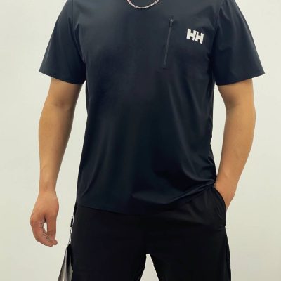 Premium Helly Hansen Short Sleeves Black Nylon Classic Collection