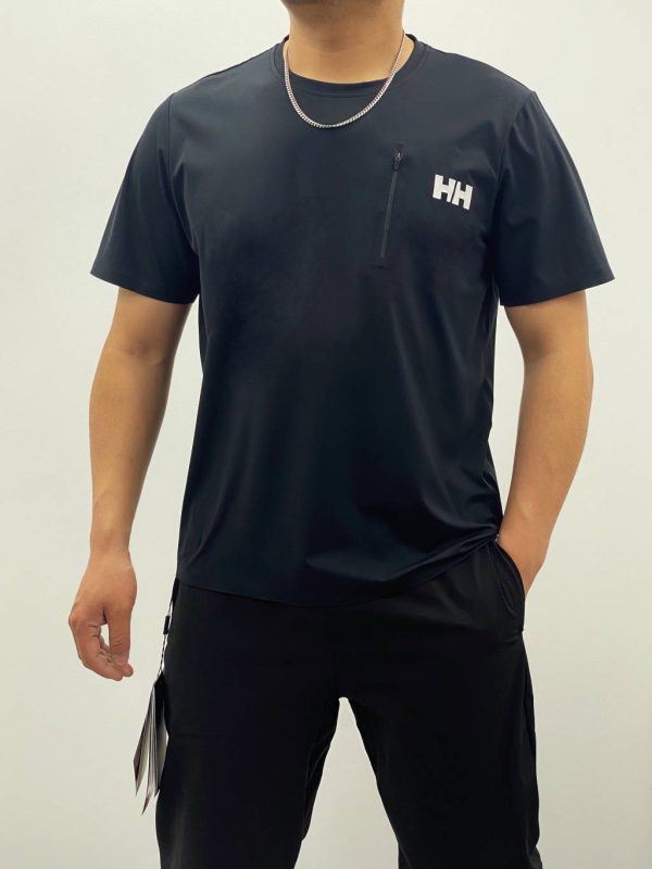 Premium Helly Hansen Short Sleeves Black Nylon Classic Collection
