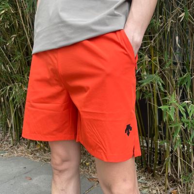 High Quality Descente Shorts Black Nylon Casual Collection