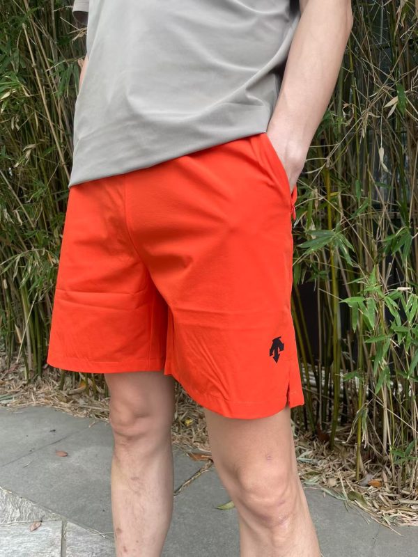 High Quality Descente Shorts Black Nylon Casual Collection