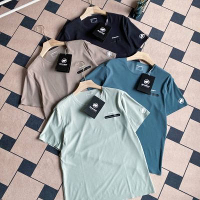 Luxury Mammut Short Sleeves Black Silk Breathable Luxury