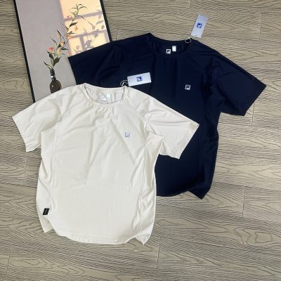 Premium Quality Fila Short Sleeves Black Breathable Style