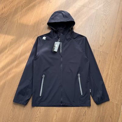 Premium Descente Jackets Black Nylon Breathable Collection