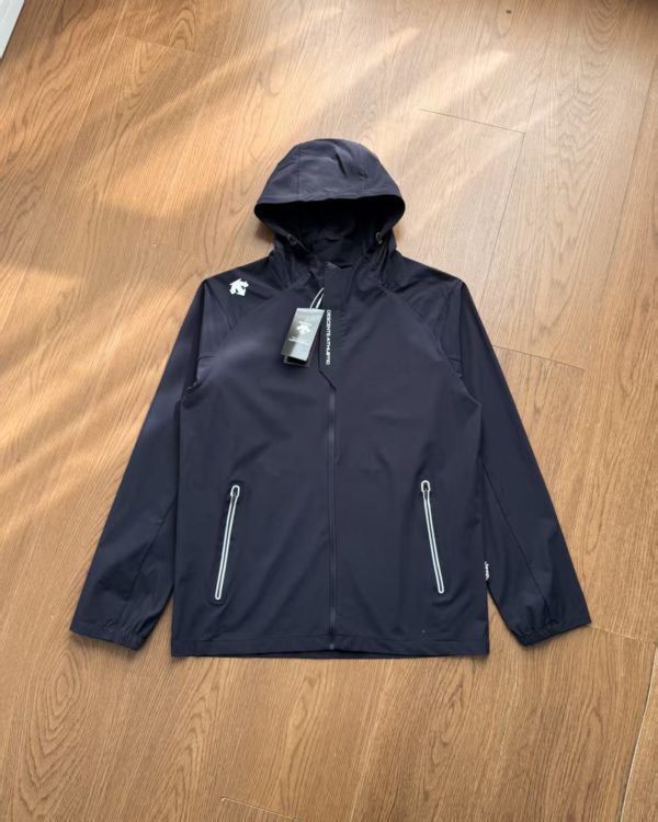 Premium Descente Jackets Black Nylon Breathable Collection