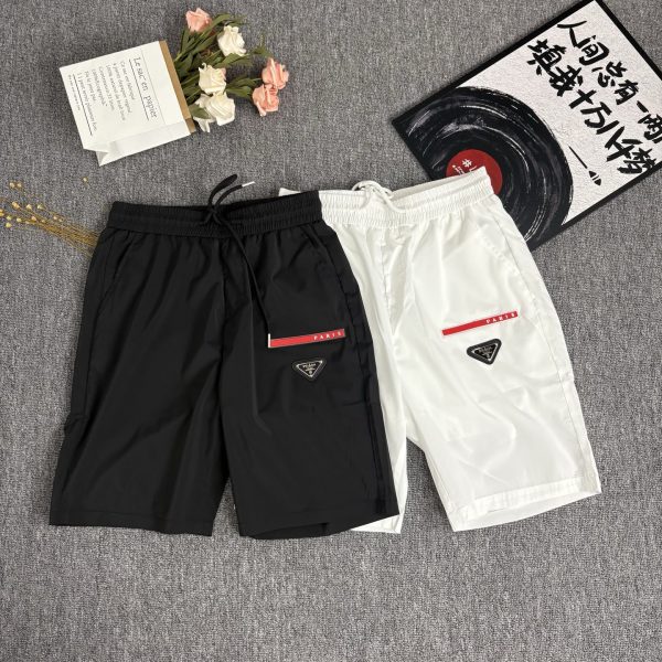High Quality Prada Shorts Nylon Logo Luxury