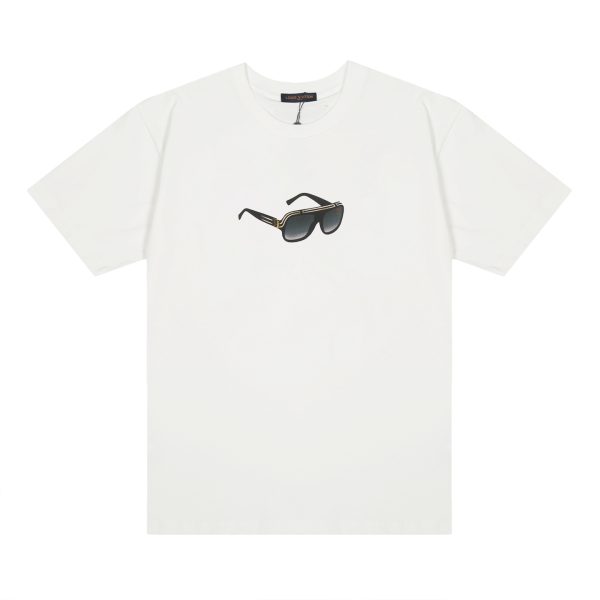 Best Selling Louis Vuitton Short Sleeves Cotton Print Style