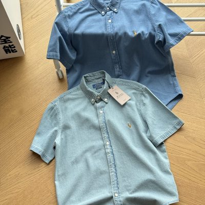 High Quality Ralph Lauren Short Sleeves Denim Logo Collection