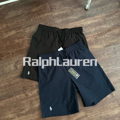 Premium Ralph Lauren Shorts Black Breathable Style