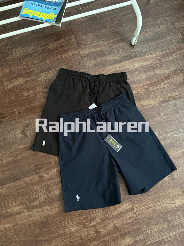 Premium Ralph Lauren Shorts Black Breathable Style