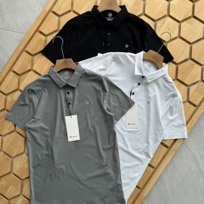Premium Lululemon Short Sleeves Black Casual Style