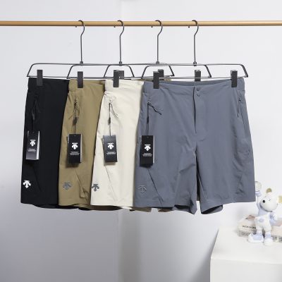Premium Descente Shorts Black Breathable Collection