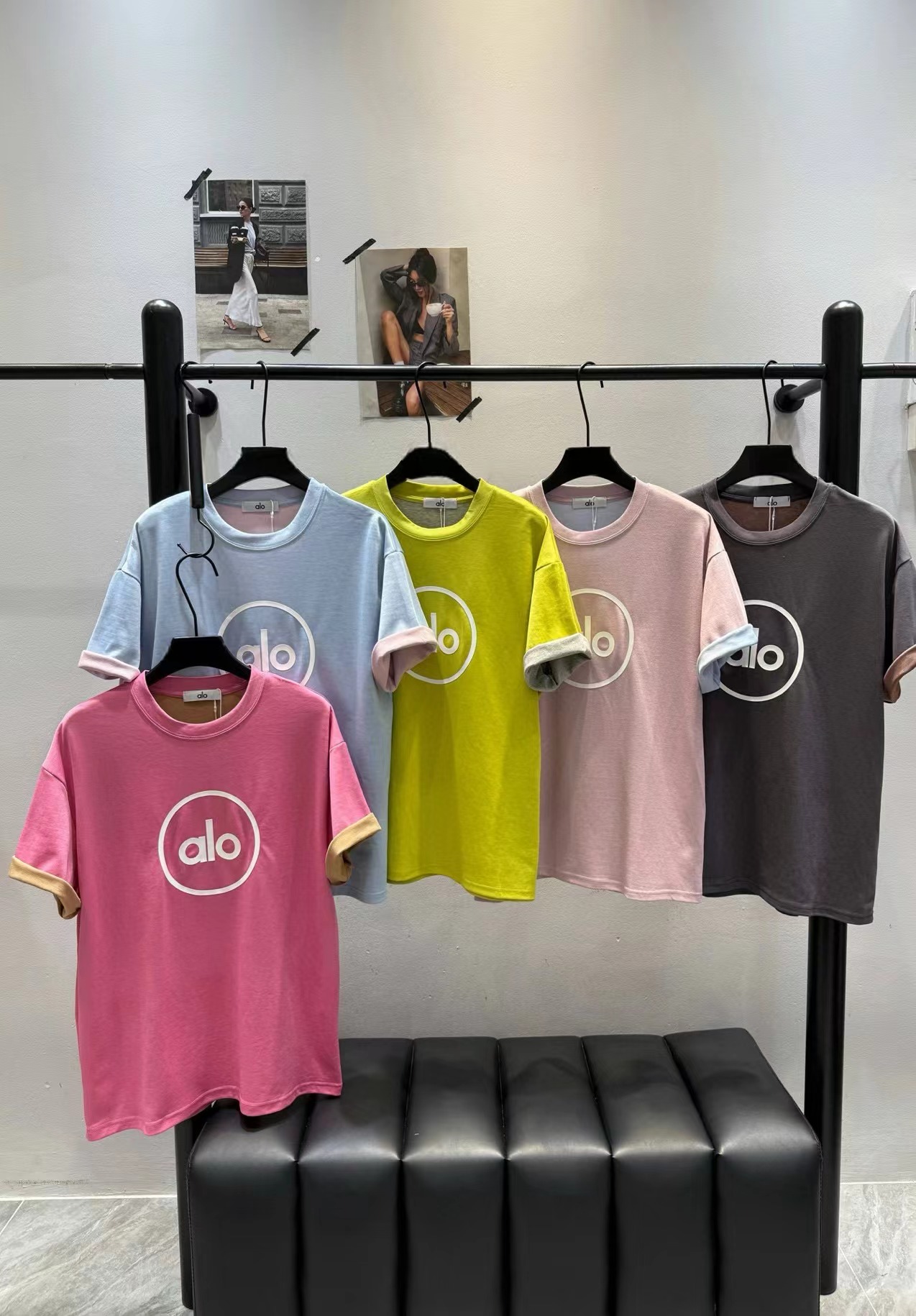 Premium Alo Short Sleeves Print Luxury