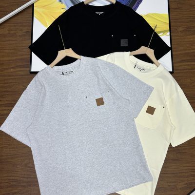 Luxury Carhartt Short Sleeves Blue Leather Classic Collection