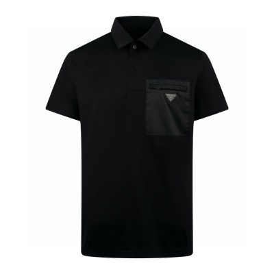 Premium Quality Prada T-Shirts Cotton Logo Luxury