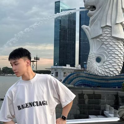 High Quality Balenciaga Short Sleeves White Cotton Casual Style