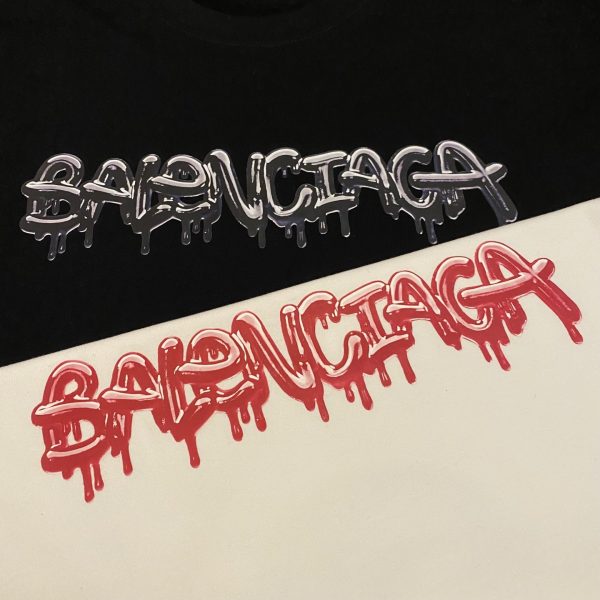 Luxury Balenciaga Short Sleeves Black Classic Collection
