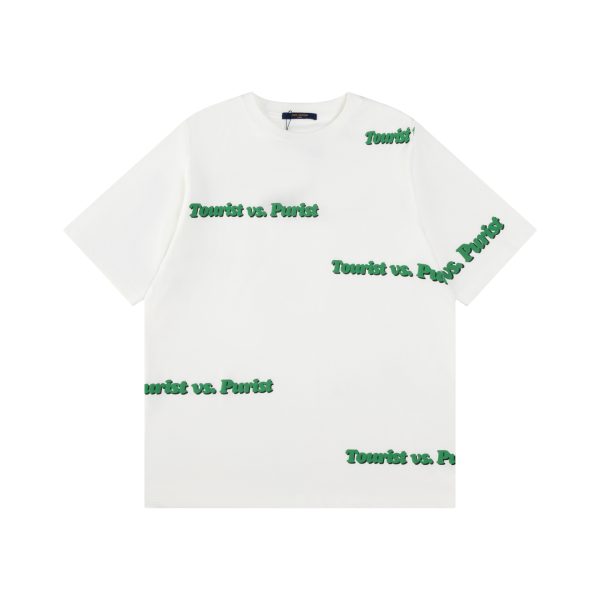 Best Selling Louis Vuitton Short Sleeves Black Cotton Breathable Collection