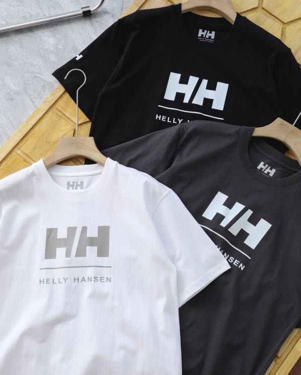 Best Selling Helly Hansen Short Sleeves Black Cotton Classic Luxury