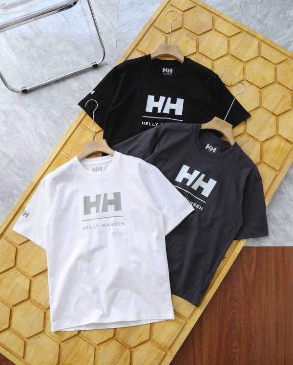 Best Selling Helly Hansen Short Sleeves Black Cotton Classic Style