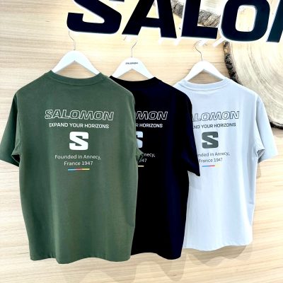 Premium Quality Salomon Short Sleeves Black Collection