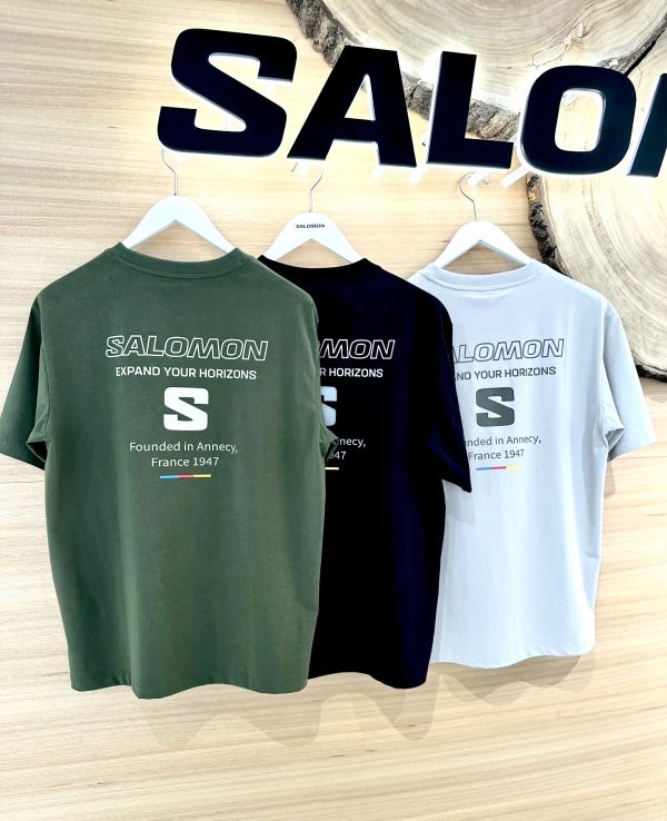 Premium Quality Salomon Short Sleeves Black Collection