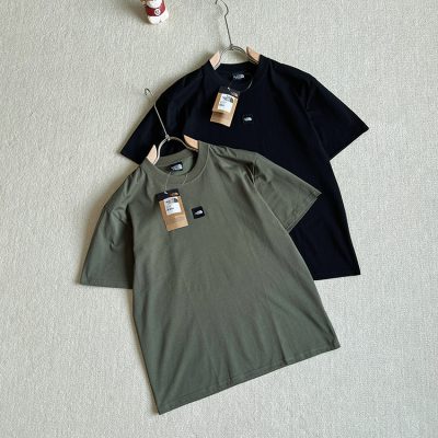 Premium Quality The North Face Short Sleeves Black Cotton Urban Collection