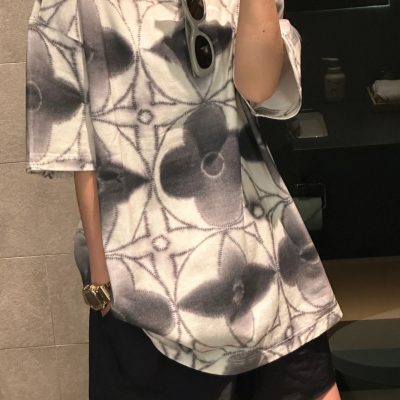 Luxury Louis Vuitton Short Sleeves Print Luxury