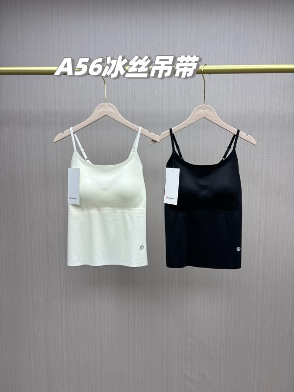 Premium Quality Lululemon Suspenders Black Nylon Breathable Style