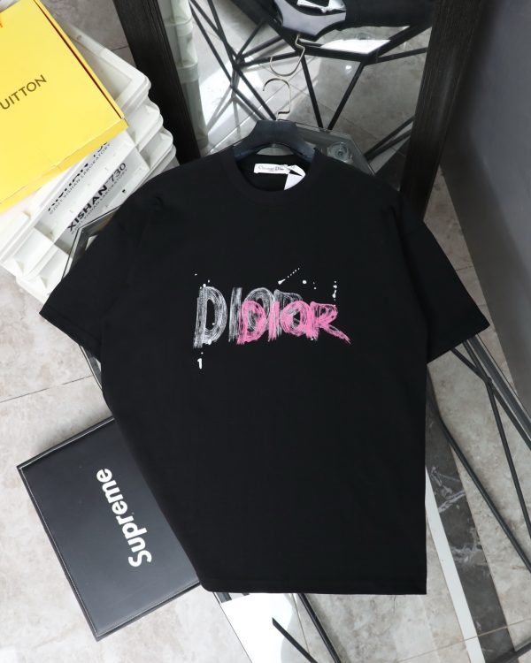 Premium Quality Dior Short Sleeves White Cotton Classic Collection