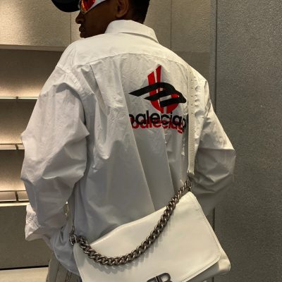 Premium Quality Balenciaga Long Sleeves Red Casual Style