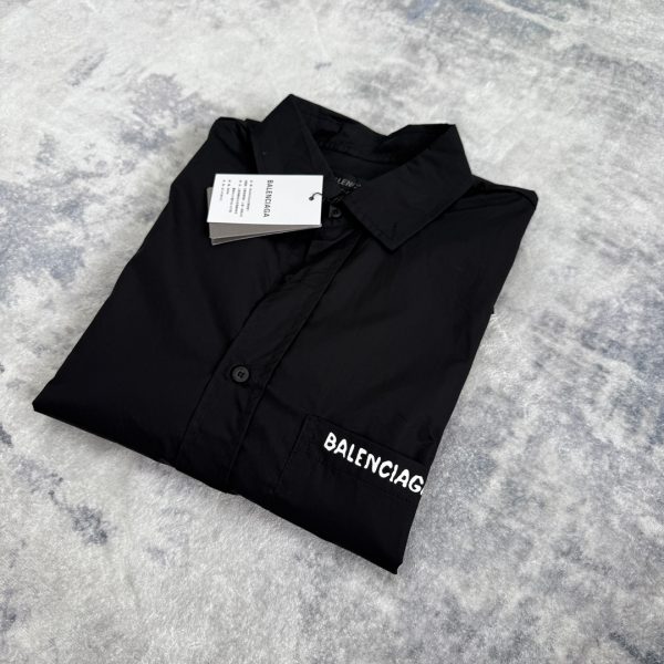 High Quality Balenciaga Long Sleeves Black Print Style
