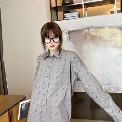 Premium Balenciaga Long Sleeves Black Casual Luxury