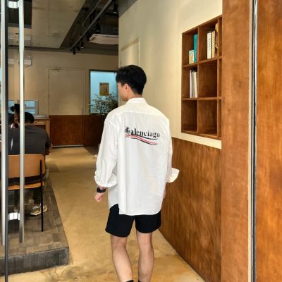 Best Selling Balenciaga Long Sleeves White Print Collection