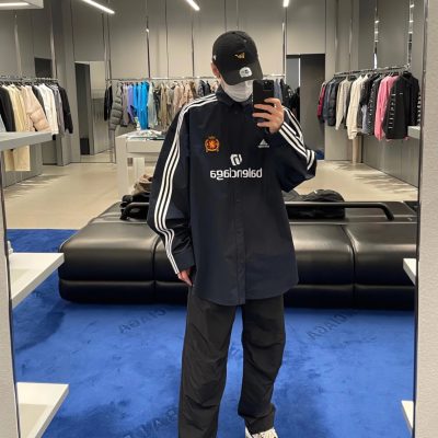 Best Selling Balenciaga Long Sleeves Navy Casual Collection
