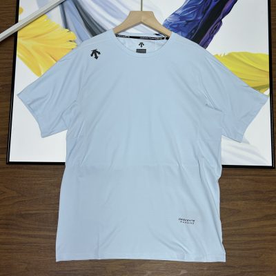 High Quality Descente Short Sleeves Black Breathable Style
