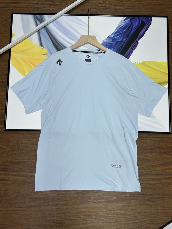 High Quality Descente Short Sleeves Black Breathable Style