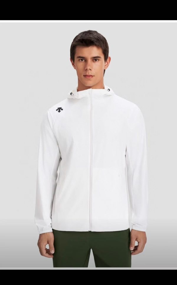 Premium Quality Descente Jackets Blue Knit Breathable Style