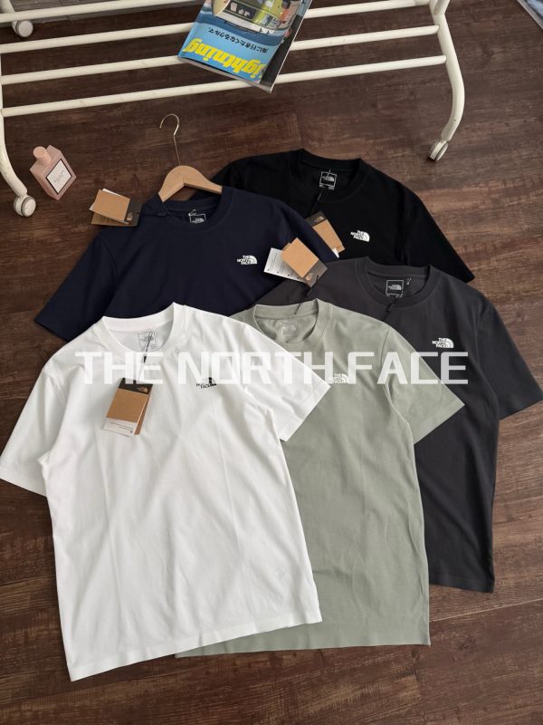 Premium Quality The North Face Short Sleeves White Cotton Classic Style