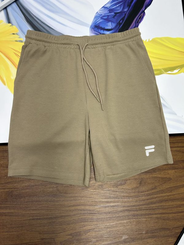 Best Selling Fila Shorts Black Nylon Logo Collection