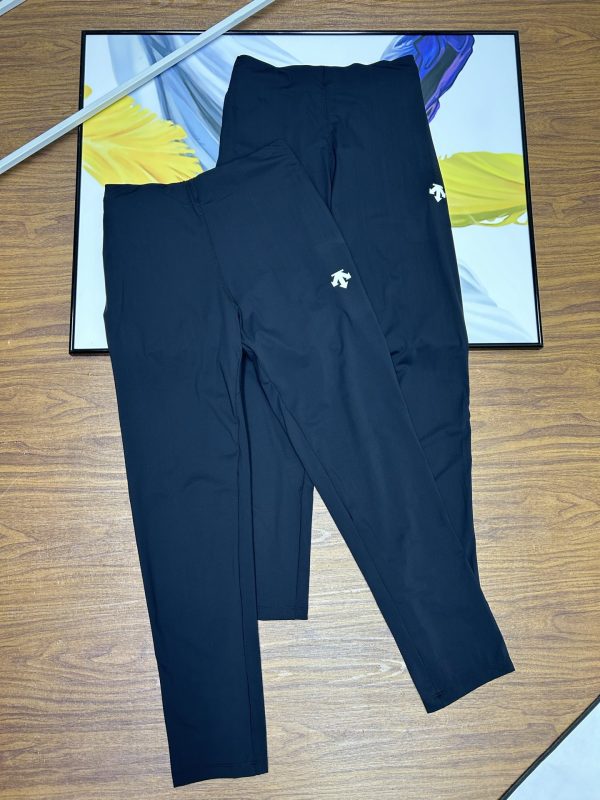 High Quality Descente Trousers Black Casual Luxury