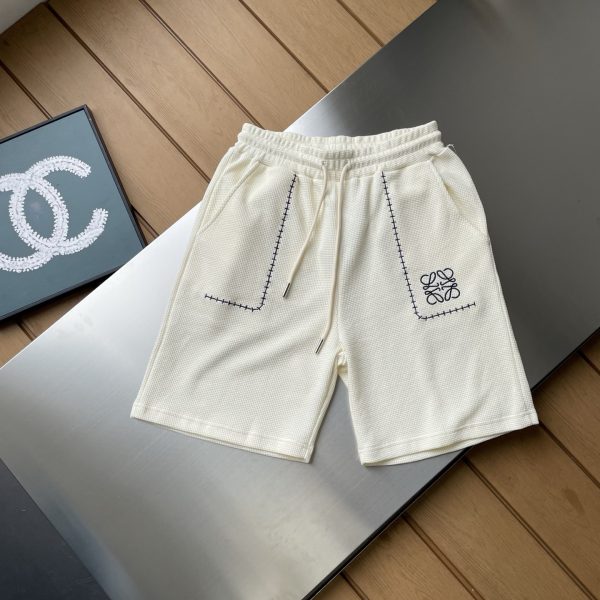 High Quality Loewe Shorts Black Logo Style