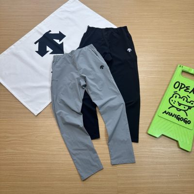 High Quality Descente Pants Black Casual Collection
