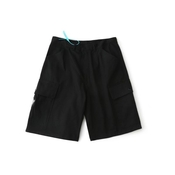 Best Selling Prada Shorts Black Cotton Solid Style
