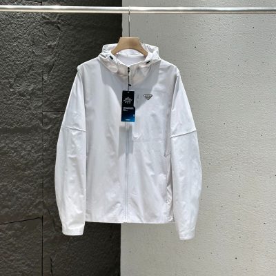 High Quality Prada Jacket Black Minimalist Collection