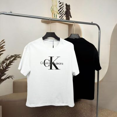 Best Selling Calvin Klein Short Sleeves Black Cotton Casual Collection