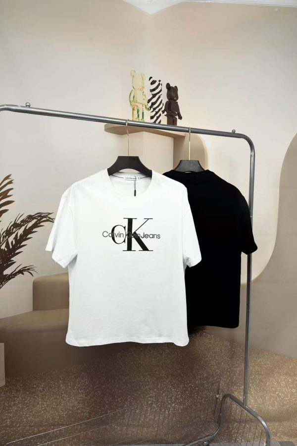 Best Selling Calvin Klein Short Sleeves Black Cotton Casual Collection