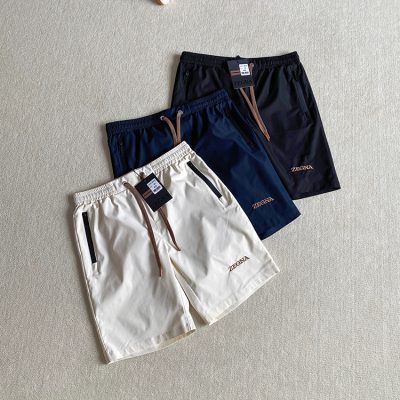 Best Selling Zegna Shorts Black Casual Luxury