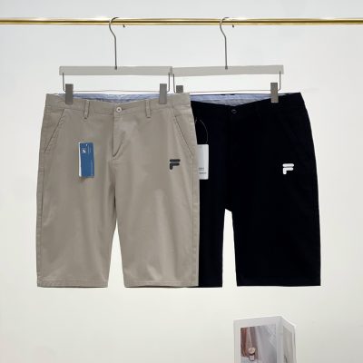 Premium Fila Shorts Black Casual Luxury