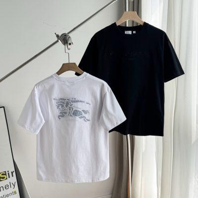 Luxury Burberry Short Sleeves Green Classic Collection