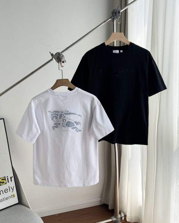 Luxury Burberry Short Sleeves Green Classic Collection